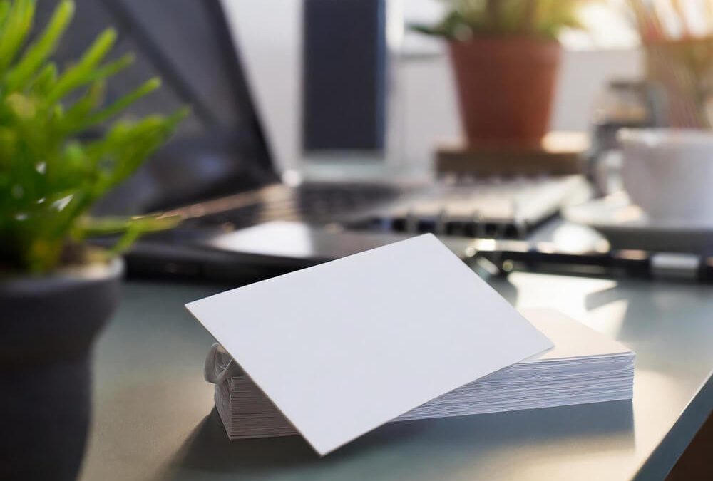 Druk wizytówek – jaki papier i wykończenie wybrać?